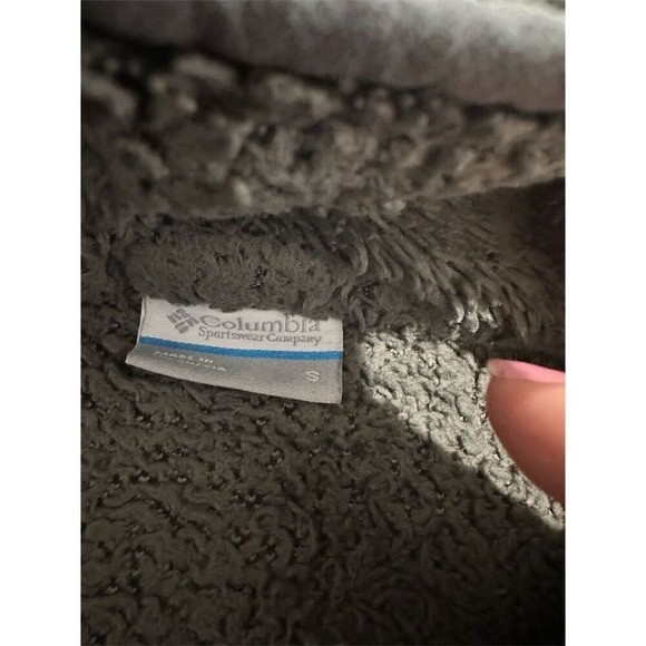 Columbia Women's Black Fleece Jacket Size S Full Zip‎ Casual Warm - Picture 4 of 4